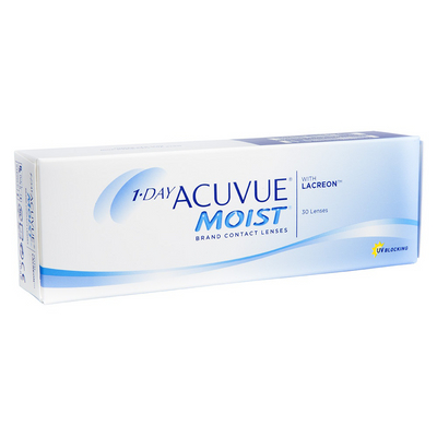 1 Day Acuvue Moist Contact Lenses - 30 pack (1 day wear)