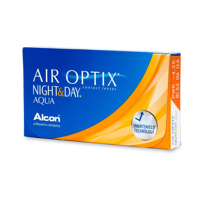 Air Optix Night & Day Aqua Contact Lenses - 6 pack (1 month wear)