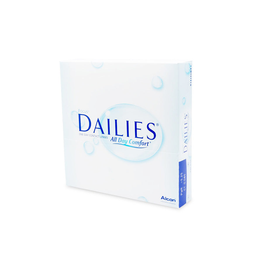 Focus DAILIES All Day Comfort Contact Lenses - 90 pack (1 day wear)