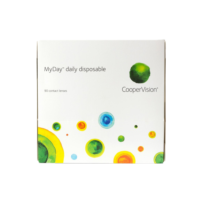 MyDay Daily Disposable Contact Lenses - 90 pack (1 day wear)