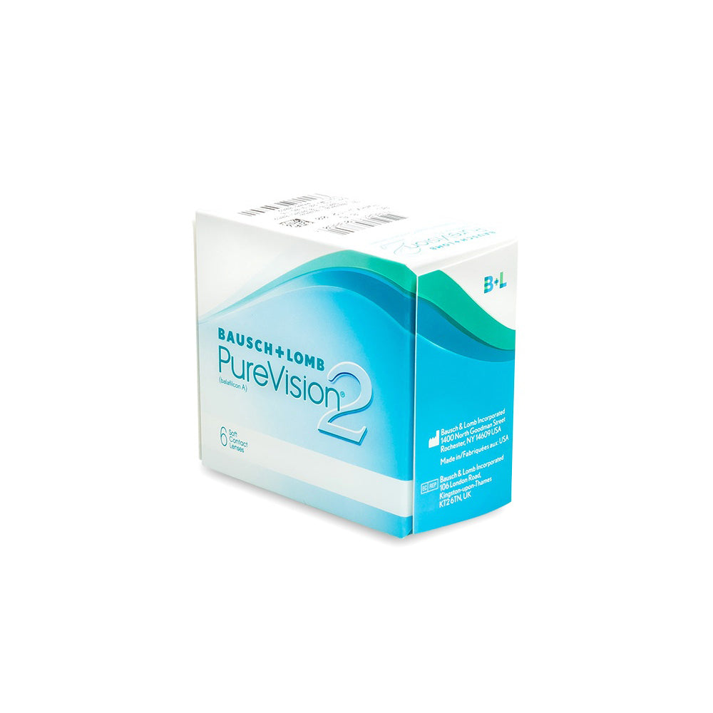 PureVision 2 Contact Lenses - 6 pack (1 month wear)
